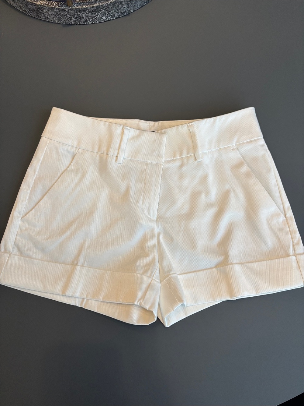 White Tailored Women's Shorts - 4”Short - Signature Fit - 7th Avenue